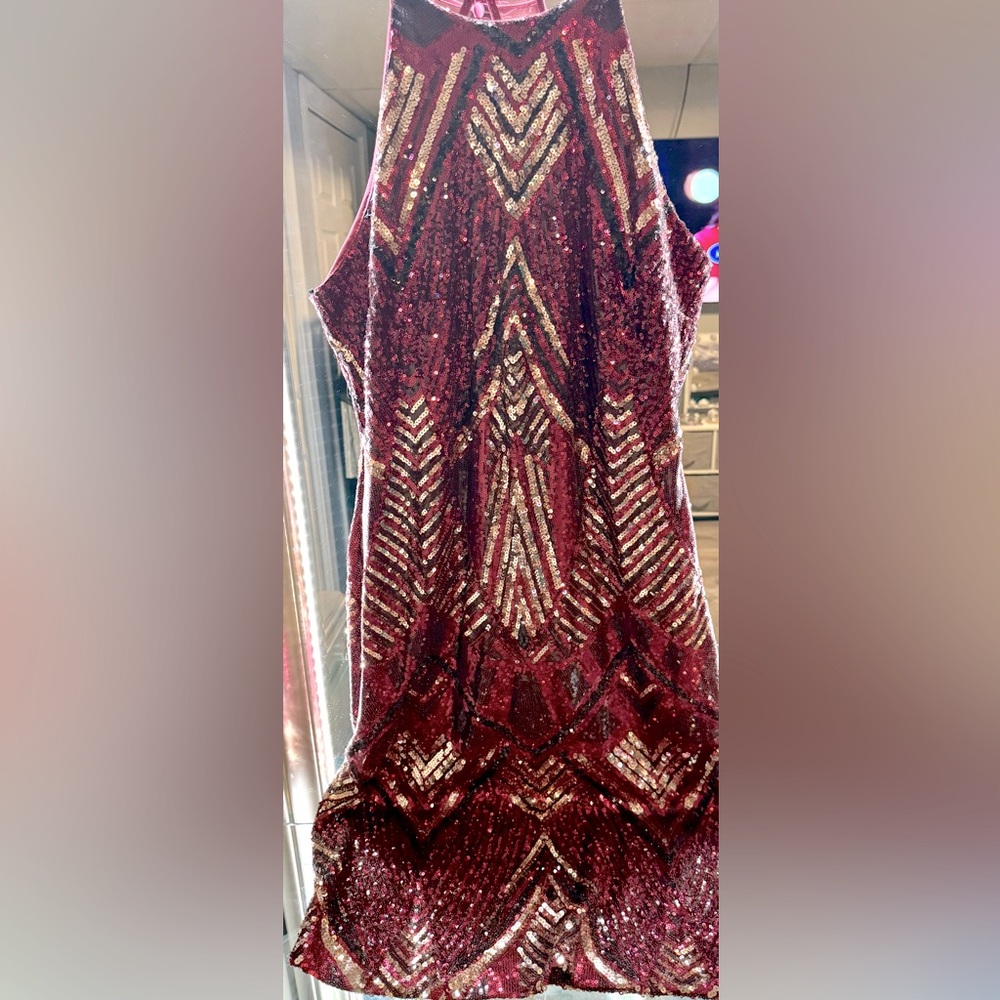 Womens party sequin cocktail dress